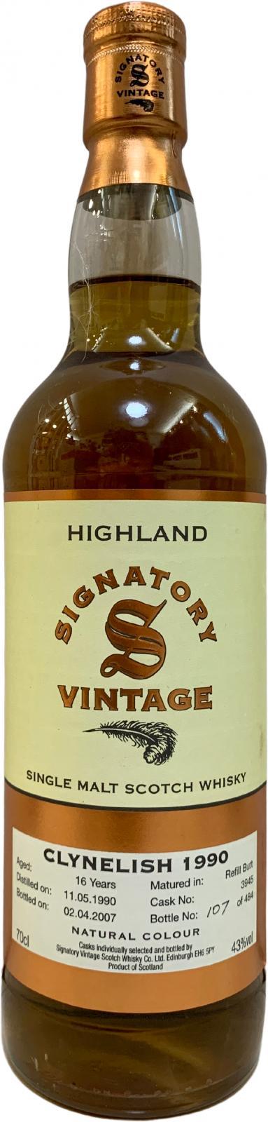 Clynelish 1990 SV Vintage Collection