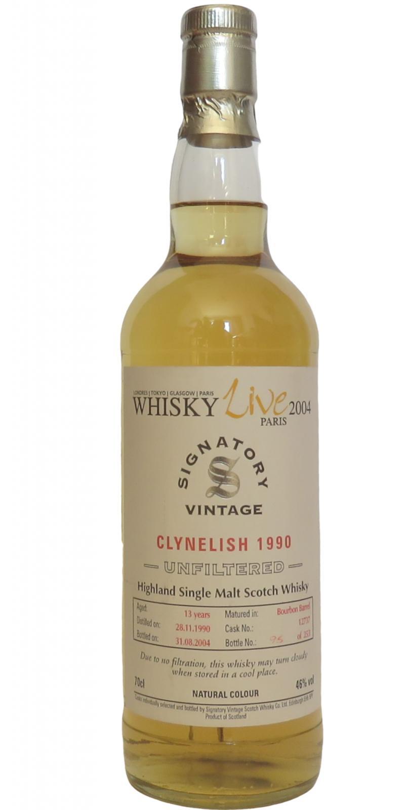 Clynelish 1990 SV Vintage Collection