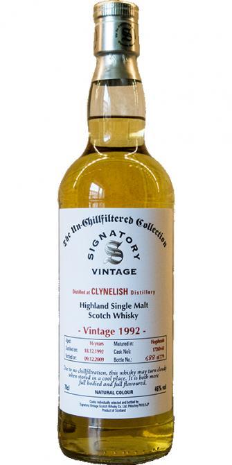 Clynelish 1992 SV The Un-Chillfiltered Collection