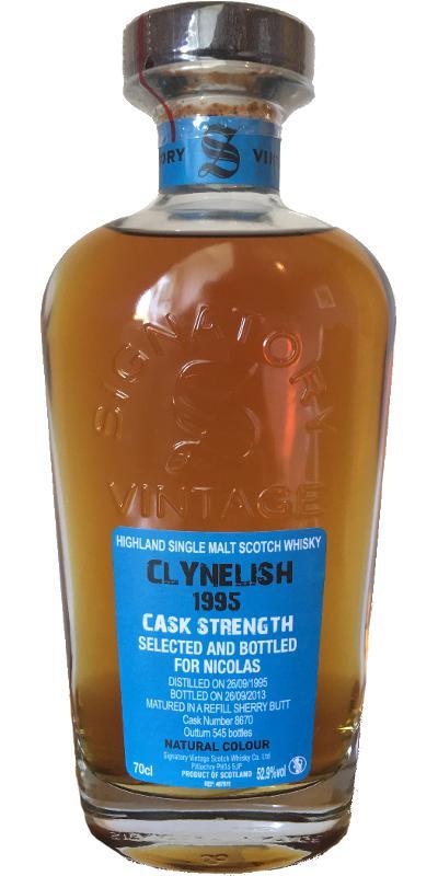 Clynelish 1995 SV Cask Strength Collection