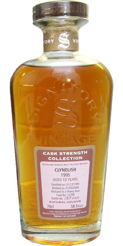 Clynelish 1995 SV Cask Strength Collection