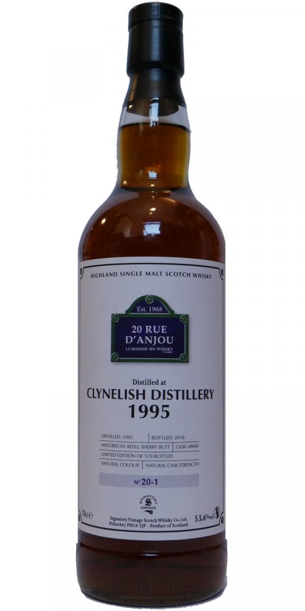 Clynelish 1995 SV 20 Rue d'Anjou