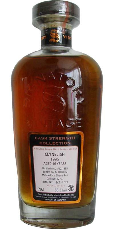Clynelish 1995 SV Cask Strength Collection