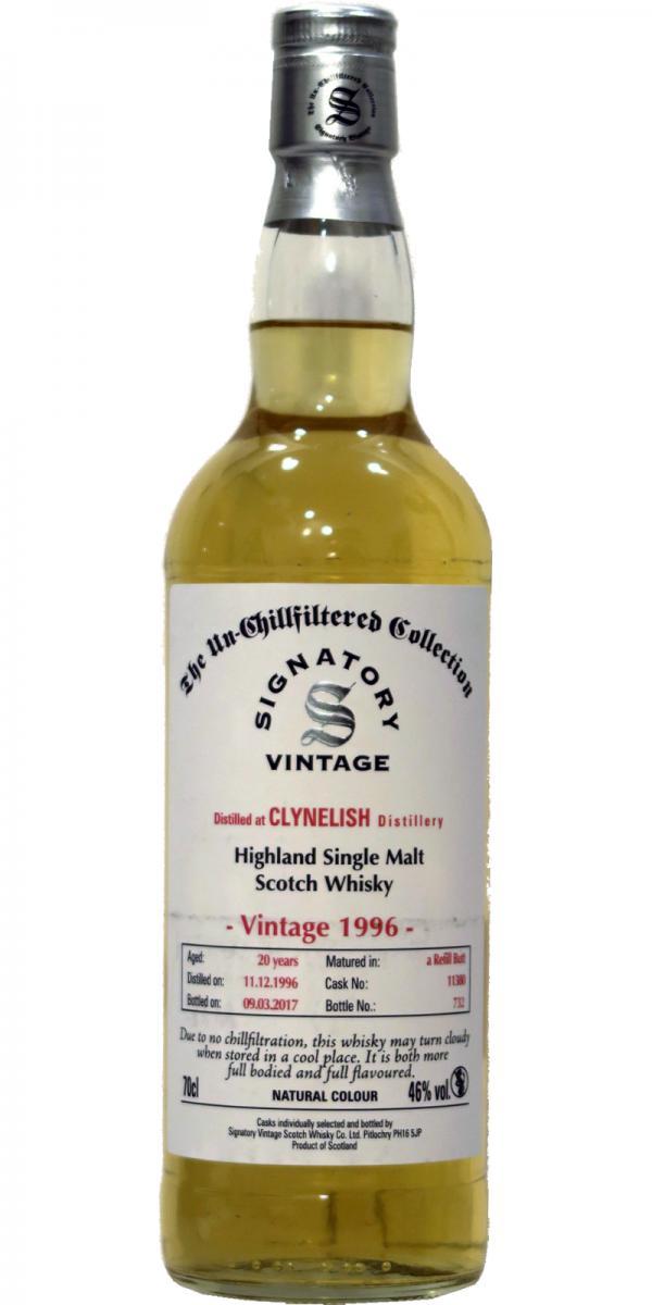 Clynelish 1996 SV The Un-Chillfiltered Collection