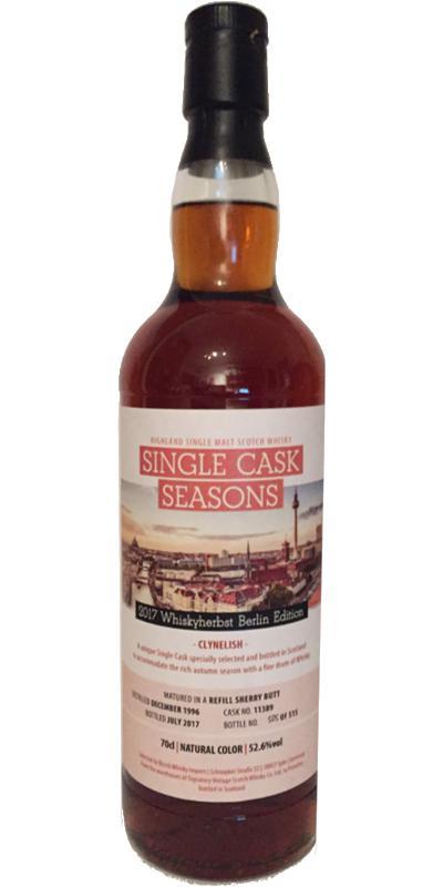 Clynelish 1996 SV Single Cask Seasons - Whiskyherbst Berlin Edition