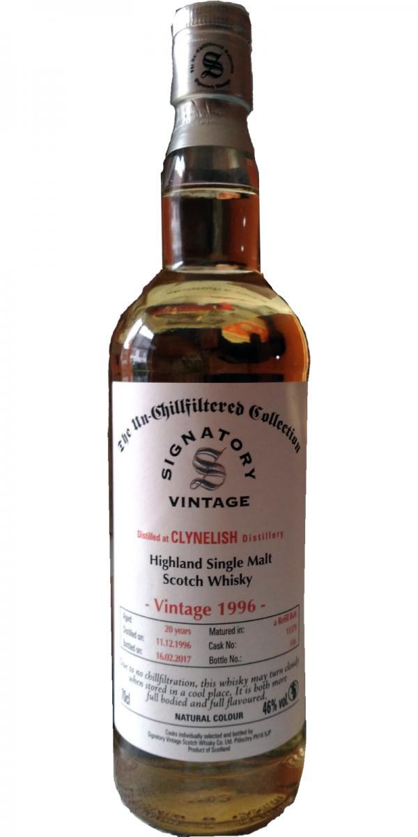 Clynelish 1996 SV The Un-Chillfiltered Collection
