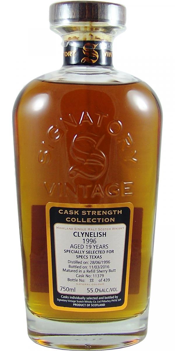 Clynelish 1996 SV Cask Strength Collection