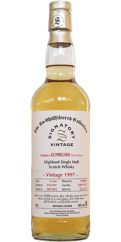 Clynelish 1997 SV The Un-Chillfiltered Collection