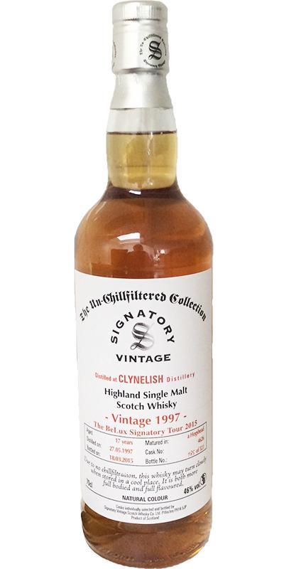 Clynelish 1997 SV The Un-Chillfiltered Collection