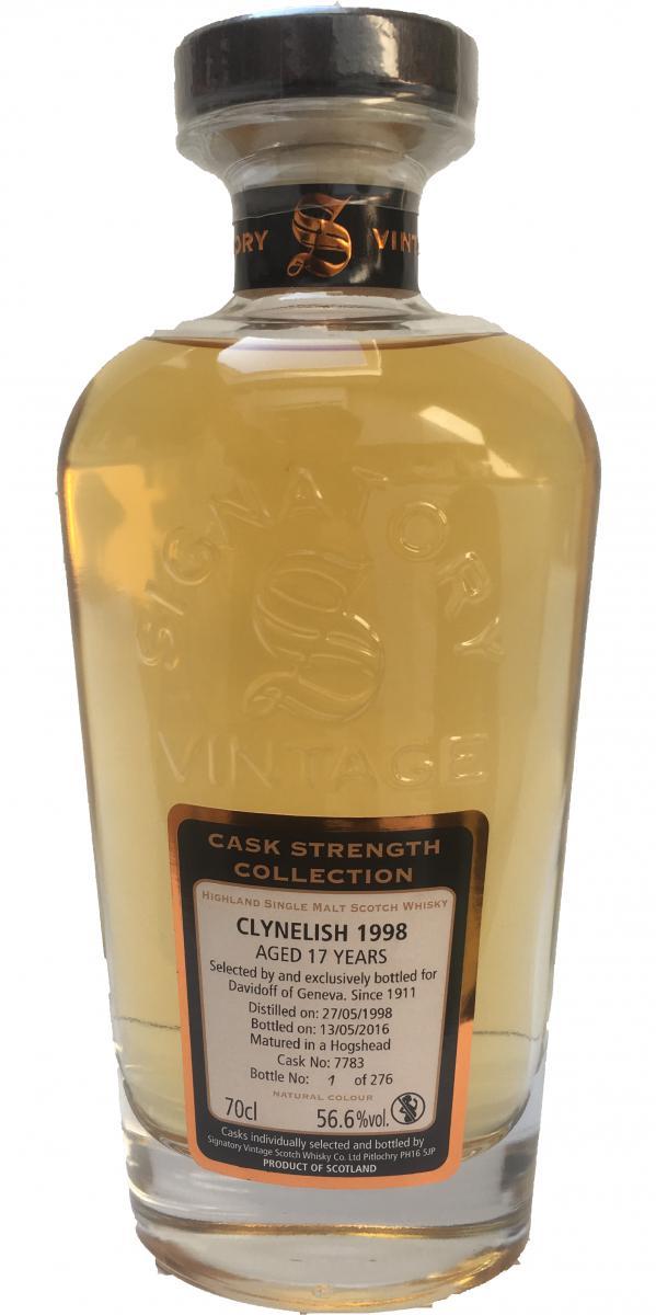 Clynelish 1998 SV Cask Strength Collection