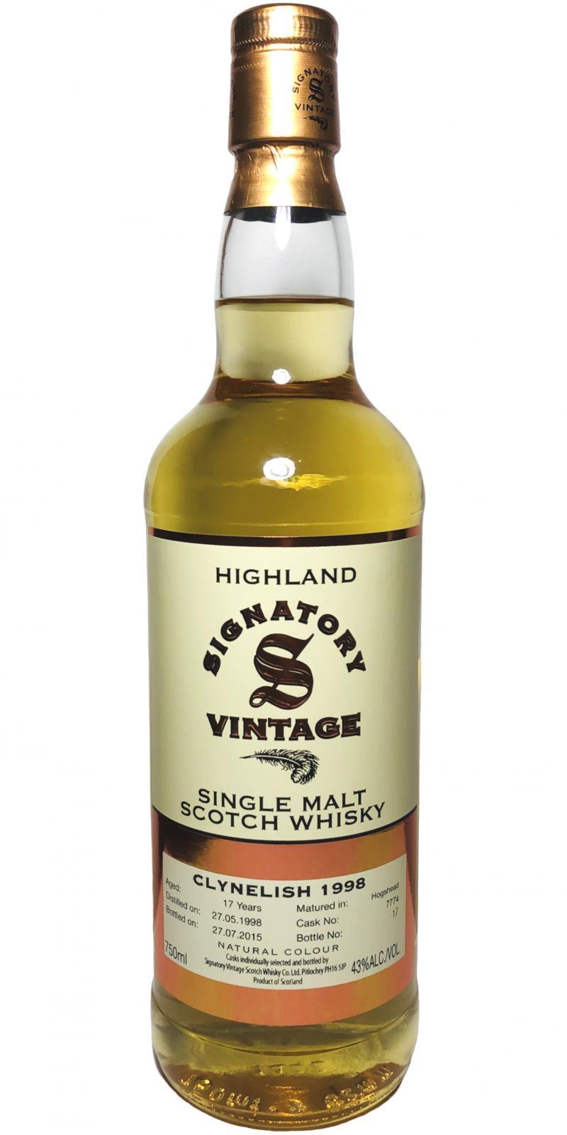 Clynelish 1998 SV Vintage Collection