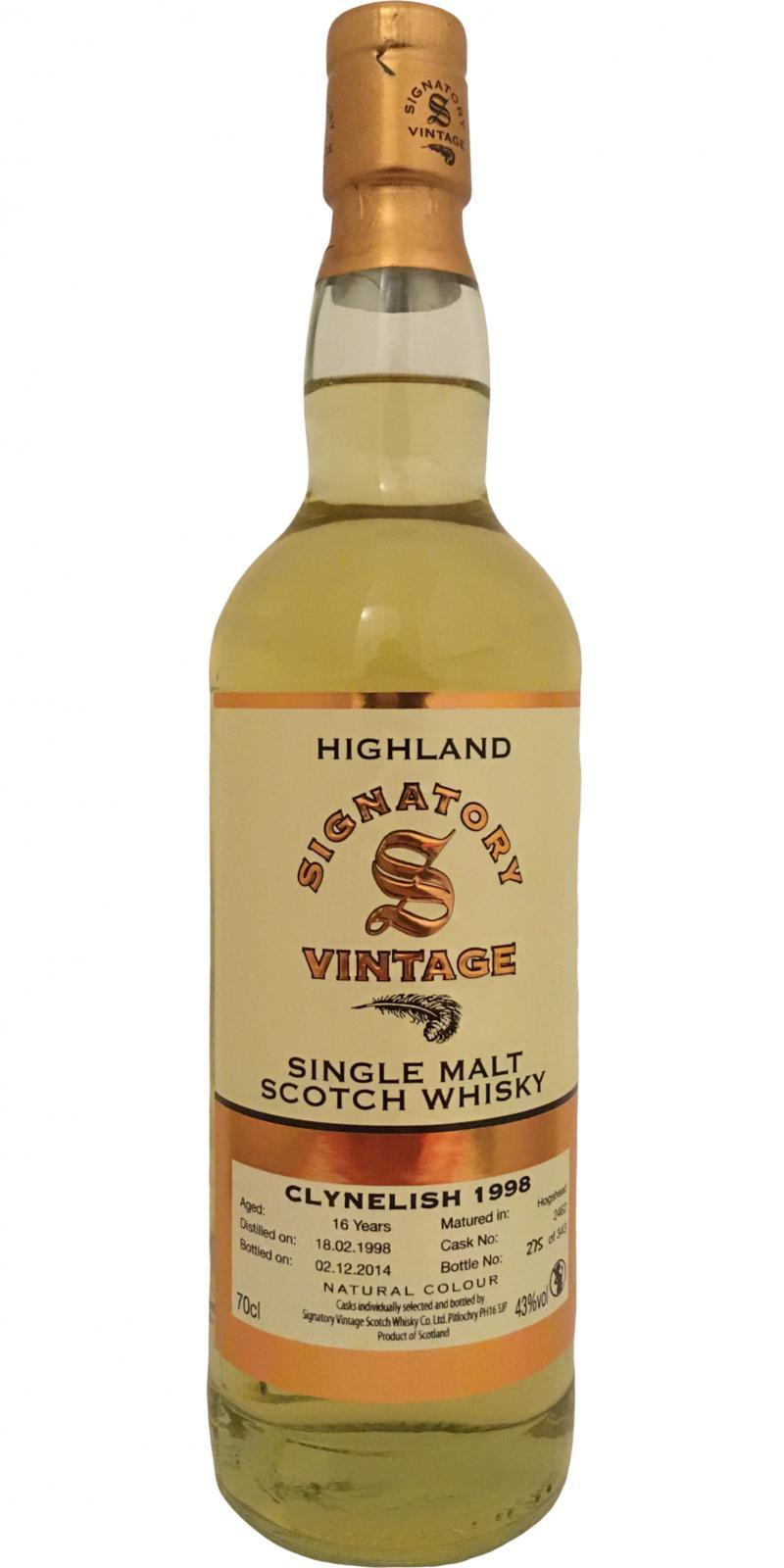 Clynelish 1998 SV Vintage Collection
