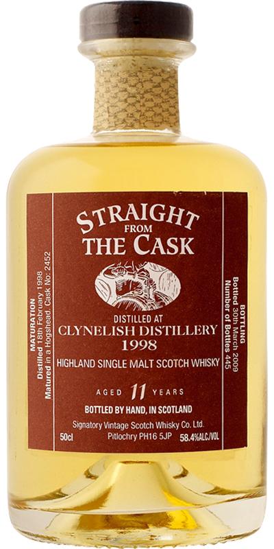 Clynelish 1998 SV Straight from the Cask