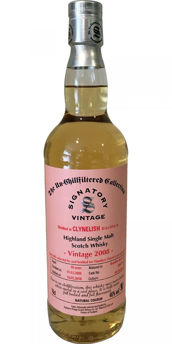 Clynelish 2008 SV The Un-Chillfiltered Collection