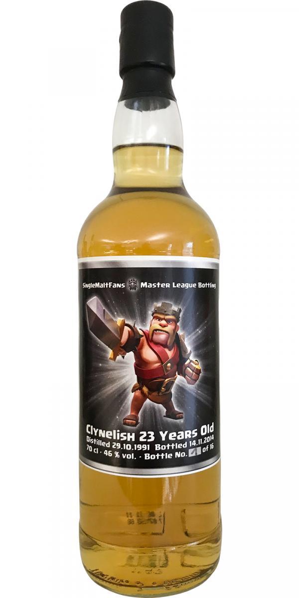 Clynelish 1991 SMF League Bottlings