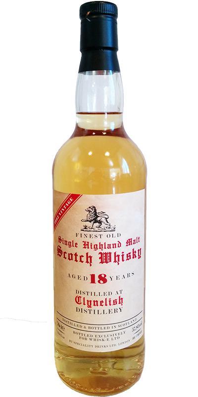 Clynelish 1995 SMS Single Highland Malt Scotch Whisky