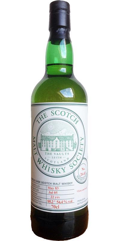 Clynelish 1983 SMWS 26.43 Fiery and Sweet