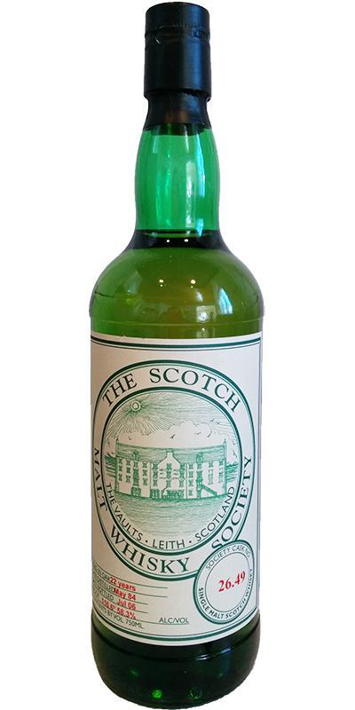 Clynelish 1984 SMWS 26.49 Oak, smoke and liquorice