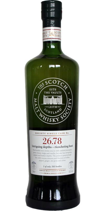 Clynelish 1984 SMWS 26.78 Intriguing depths - ricocheting heat