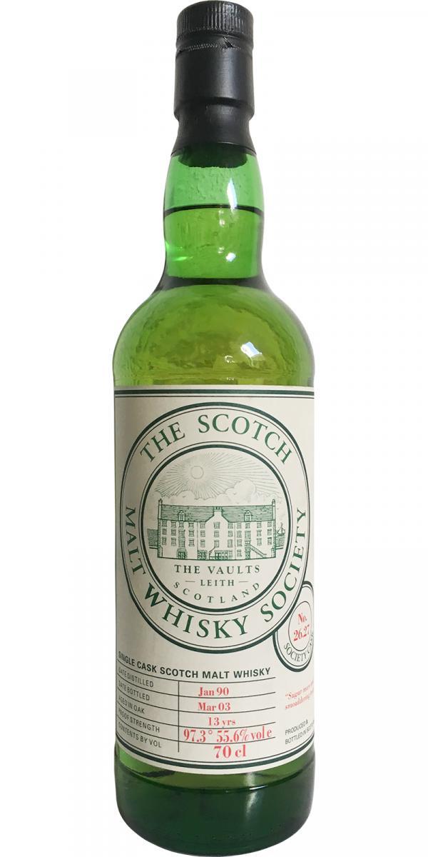 Clynelish 1990 SMWS 26.27 Sugar mice and smouldering twigs