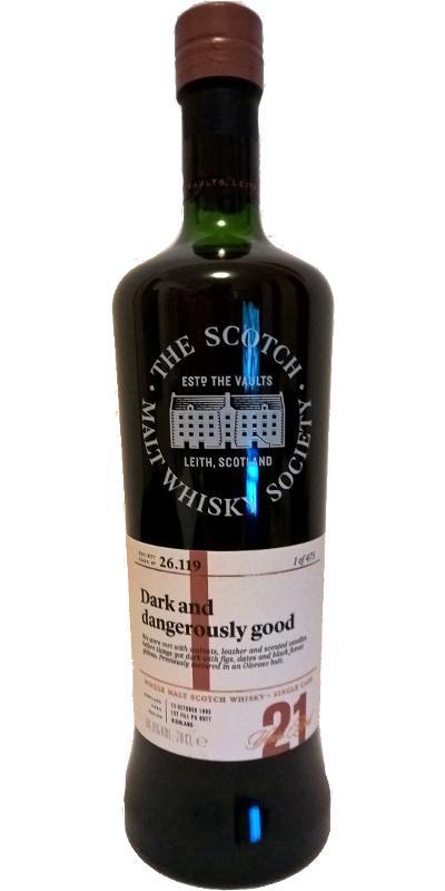 Clynelish 1995 SMWS 26.119 Dark and dangerously good