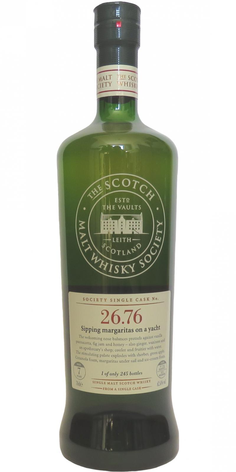 Clynelish 2000 SMWS 26.76 Sipping margaritas on a yacht