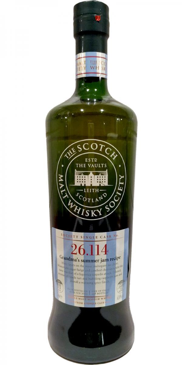 Clynelish 2003 SMWS 26.114 Grandma’s summer jam recipe