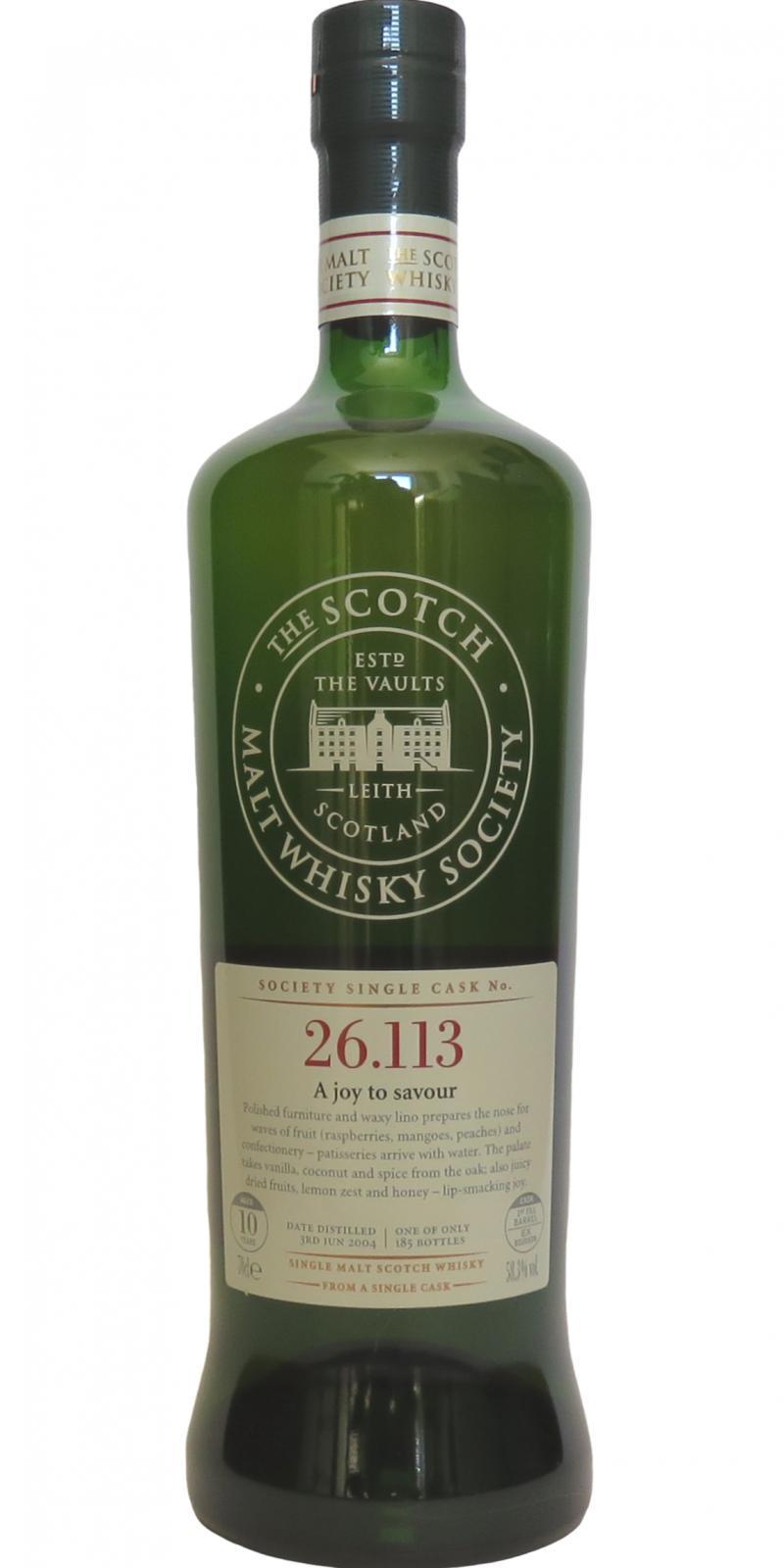 Clynelish 2004 SMWS 26.113 A joy to savour