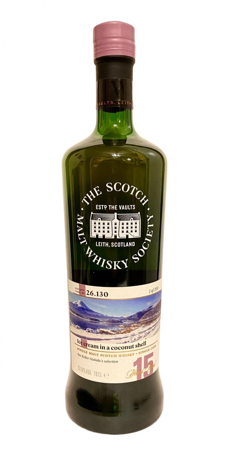 Clynelish 2004 SMWS 26.130 Ice cream in a coconut shell