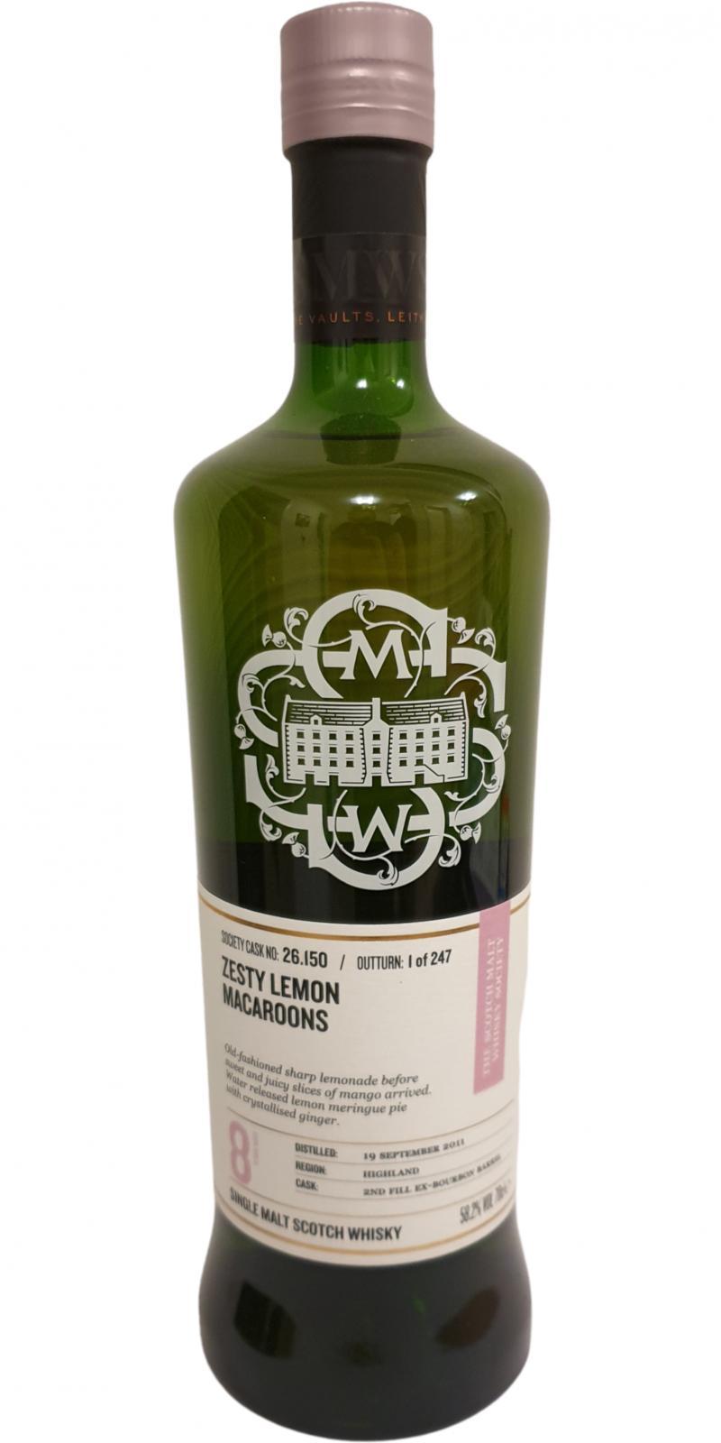 Clynelish 2011 SMWS 26.150 Zesty lemon macaroons