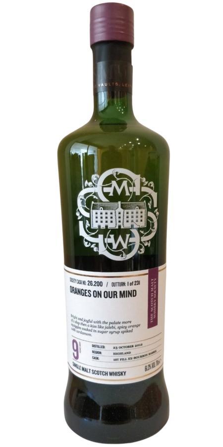 Clynelish 2012 SMWS 26.200 Oranges on our mind
