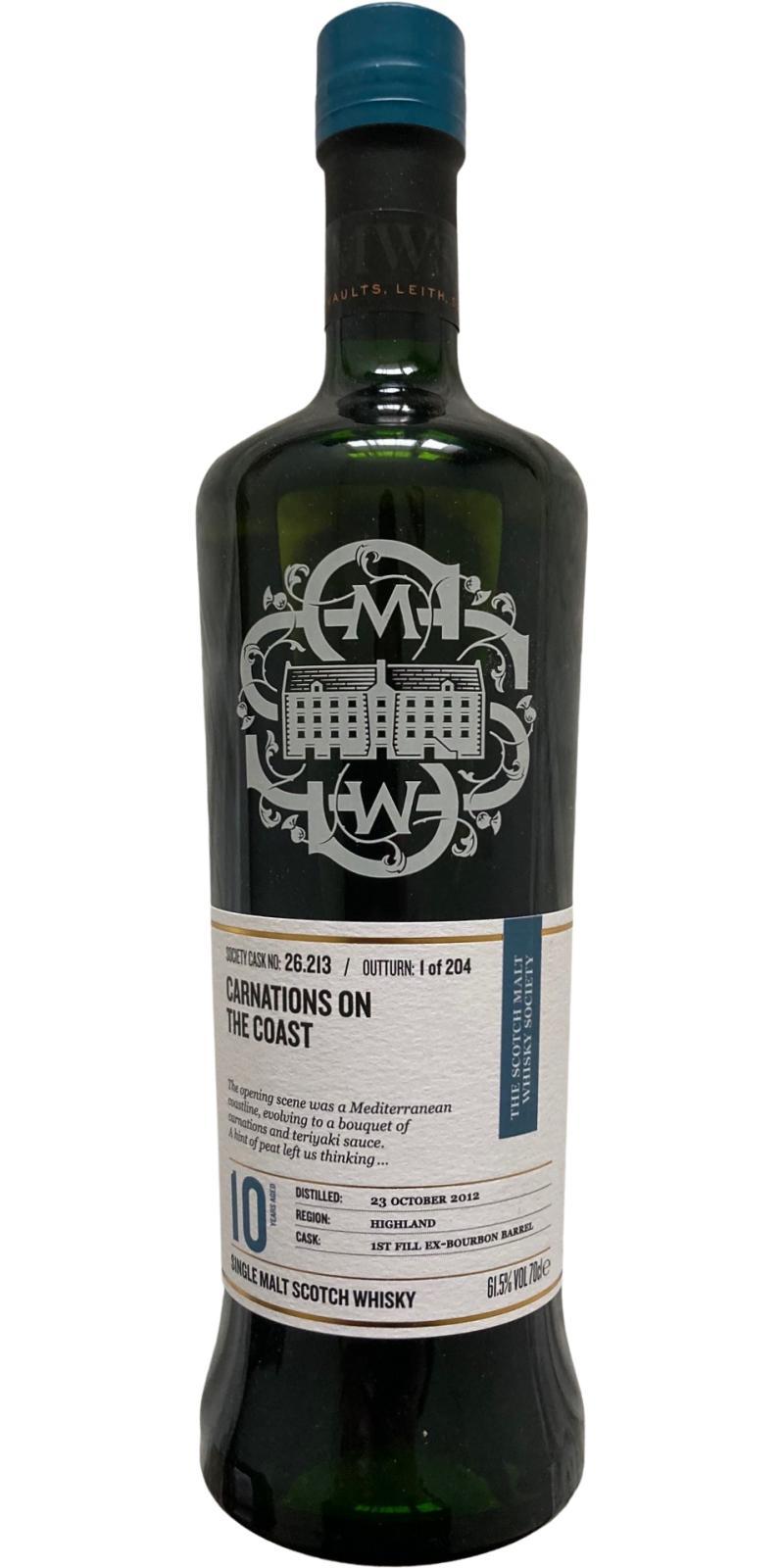 Clynelish 2012 SMWS 26.213 Carnations on the coast