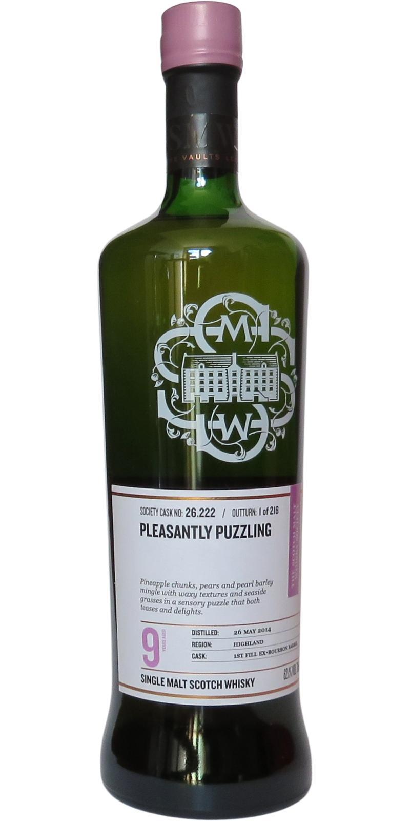 Clynelish 2014 SMWS 26.222 Pleasantly puzzling