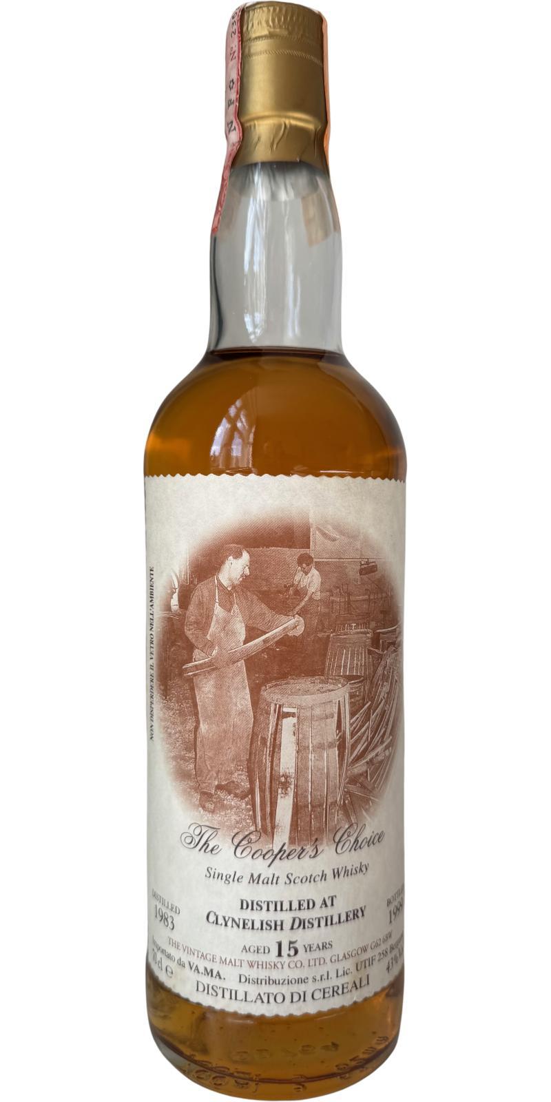 Clynelish 1983 VM The Cooper's Choice