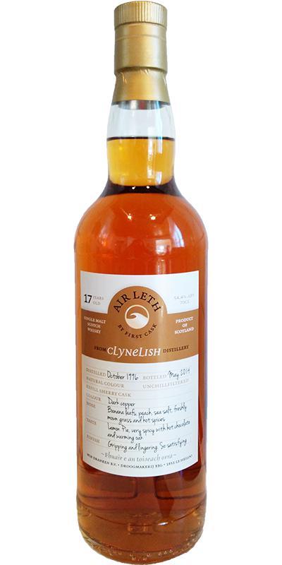 Clynelish 1996 WIN First Cask - Air Leth