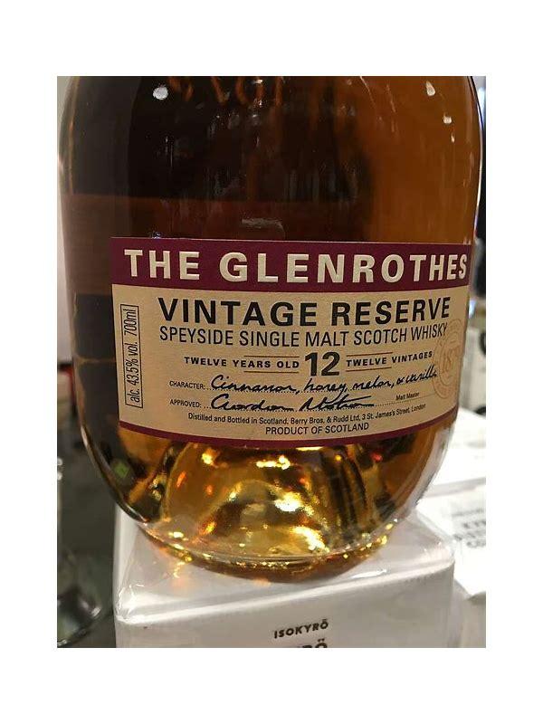 Glenrothes 12-year-old Vintage Reserve