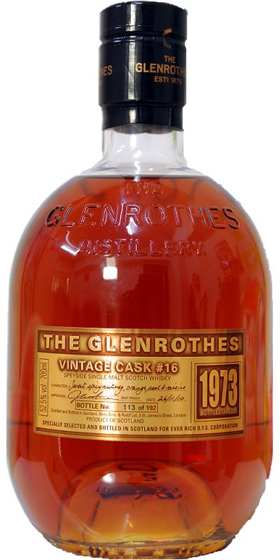 Glenrothes 1973 Vintage Cask