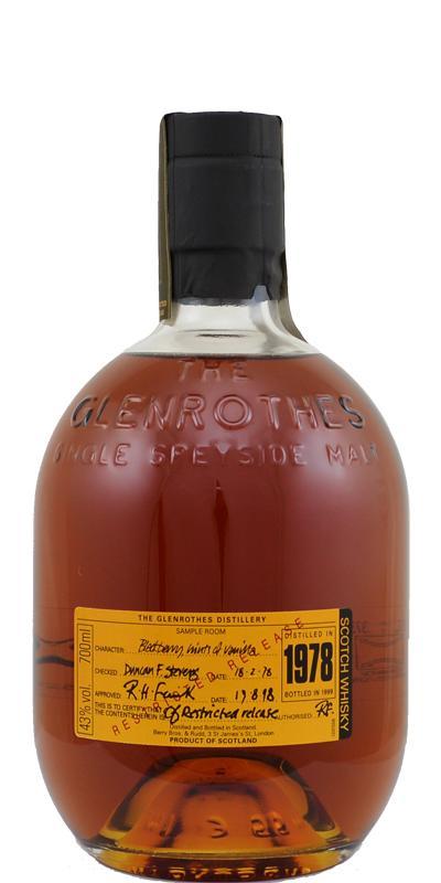 Glenrothes 1978 Restricted Release