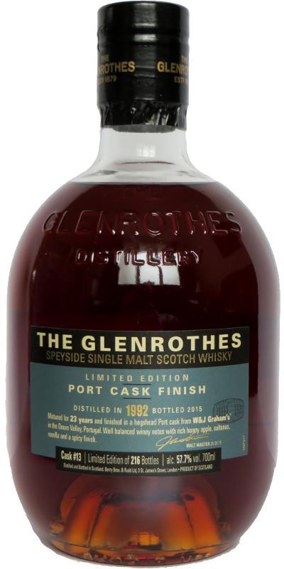 Glenrothes 1992 The Wine Merchant's Collection - Port Cask Finish