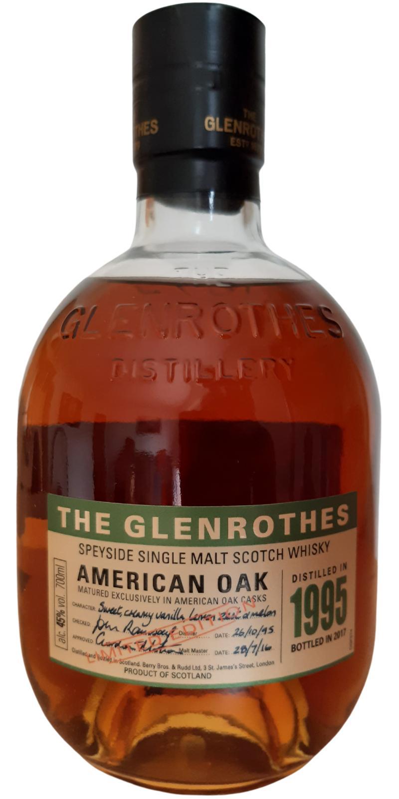 Glenrothes 1995 American Oak