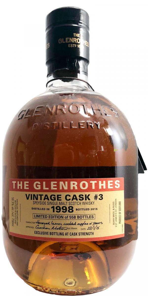 Glenrothes 1998 Vintage Cask #3