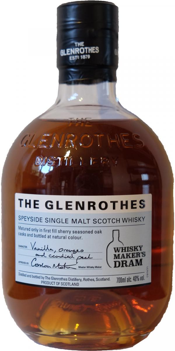 Glenrothes Whisky Maker's Dram The Aqua Collection