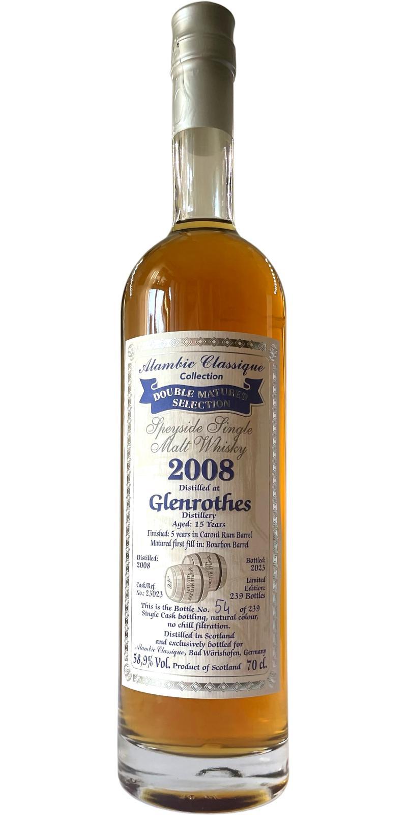 Glenrothes 2008 AC Double Matured Selection