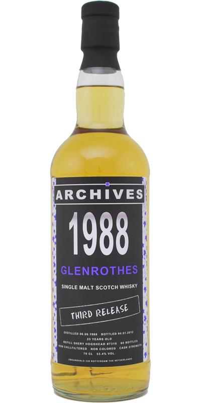 Glenrothes 1988 Arc Third Release