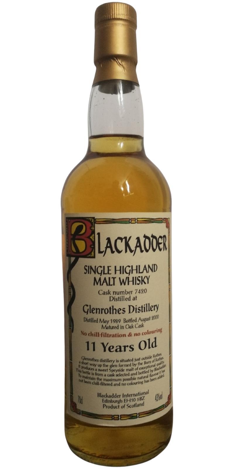 Glenrothes 1989 BA
