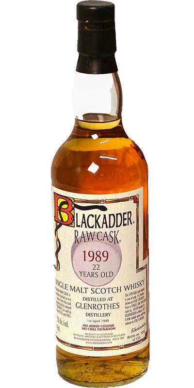 Glenrothes 1989 BA Raw Cask
