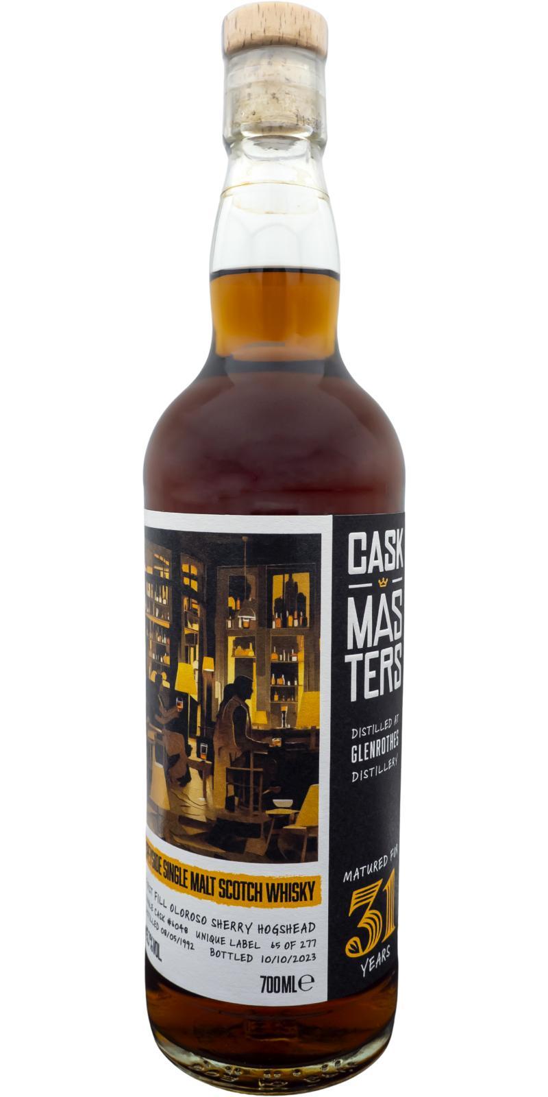 Glenrothes 1992 BNSp Cask Masters