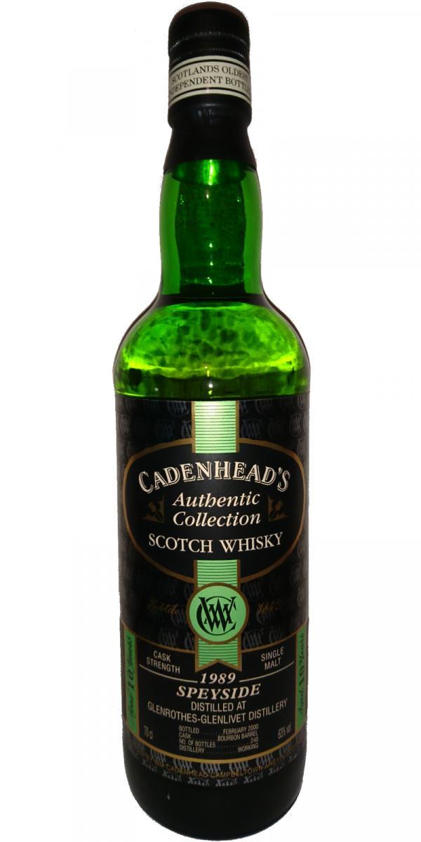Glenrothes 1989 CA Authentic Collection