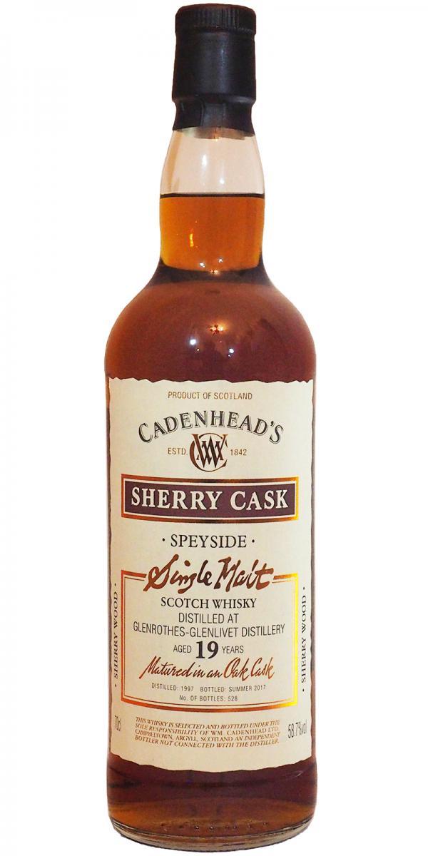 Glenrothes 1997 CA Wood Range - Sherry Cask