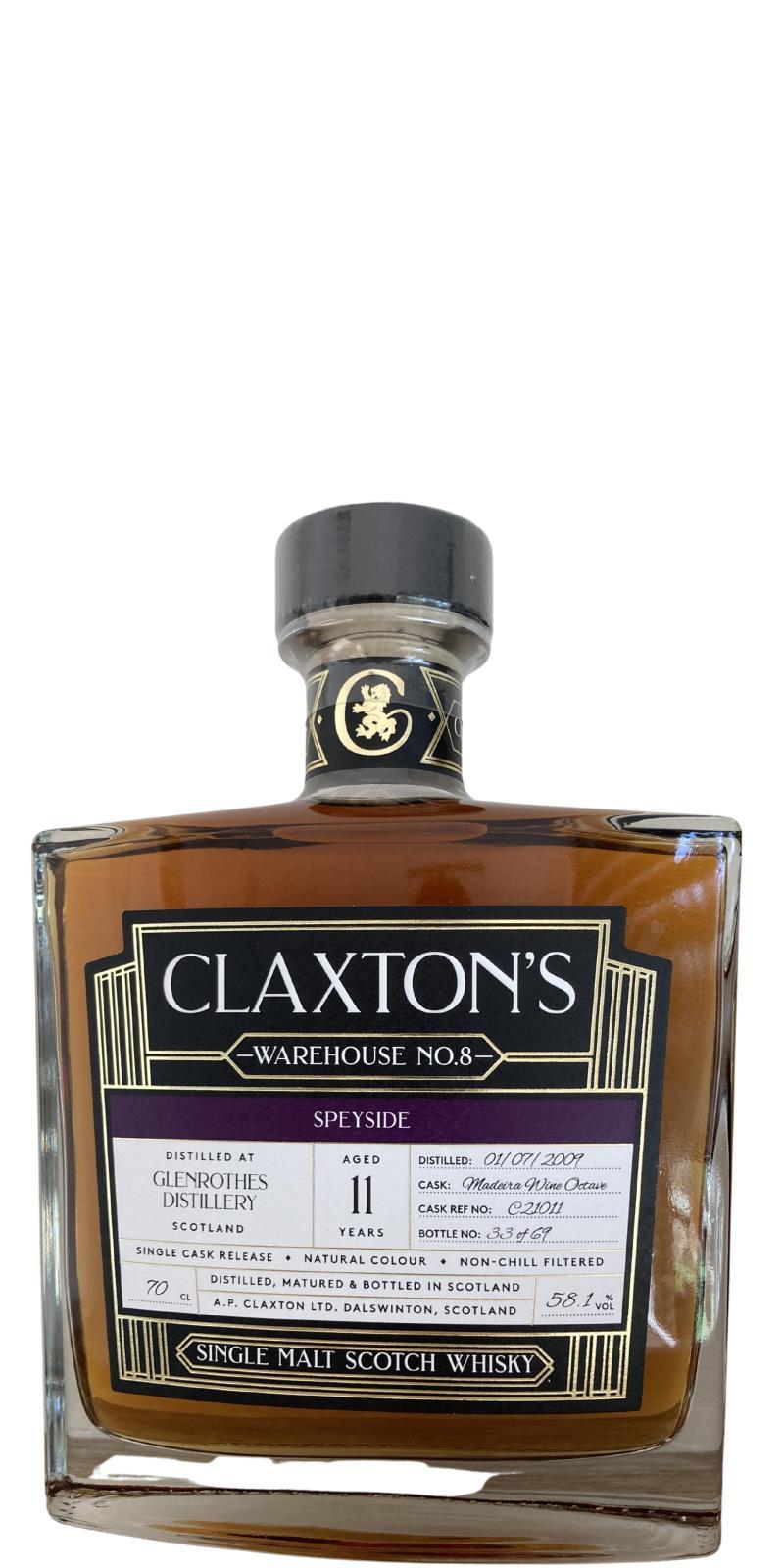 Glenrothes 2009 Cl Warehouse No. 8